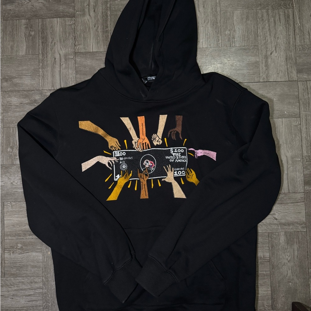TIER NYC Black Dollar Hoodie - Picture 3 of 4